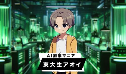東大生アオイのAI副業マニアは詐欺か